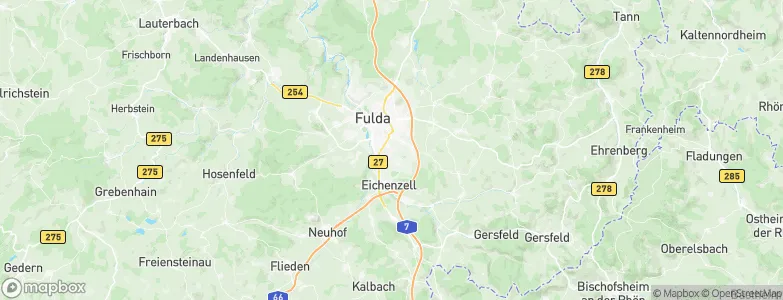 Edelzell, Germany Map