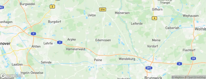 Edemissen, Germany Map