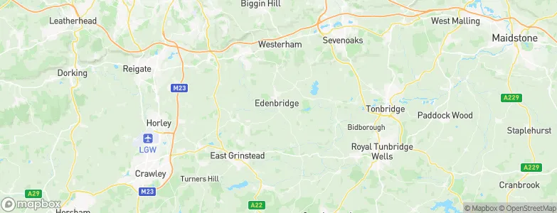 Edenbridge, United Kingdom Map