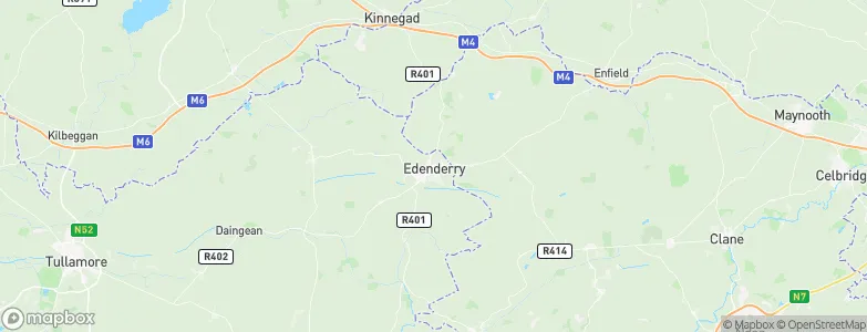 Edenderry, Ireland Map