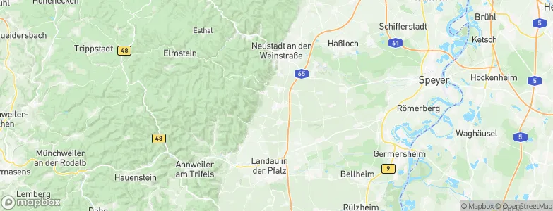 Edenkoben, Germany Map