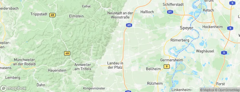 Edesheim, Germany Map