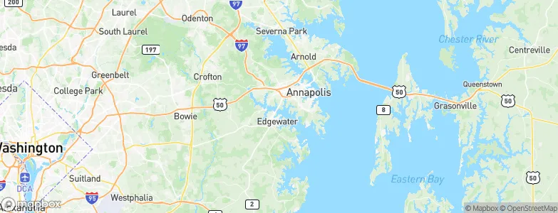 Edgewater, United States Map