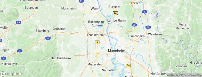 Edigheim, Germany Map