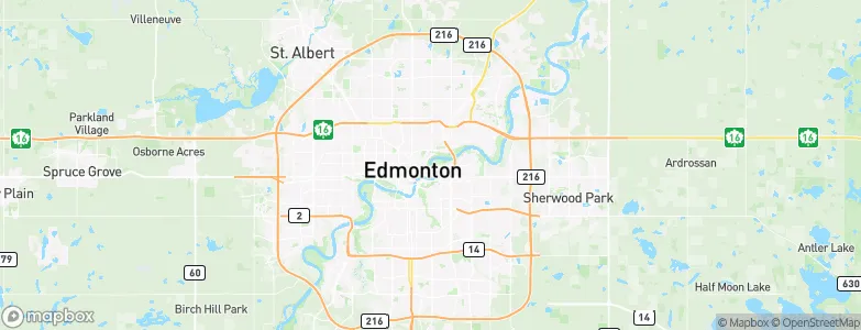 Edmonton, Canada Map
