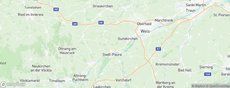 Edt bei Lambach, Austria Map