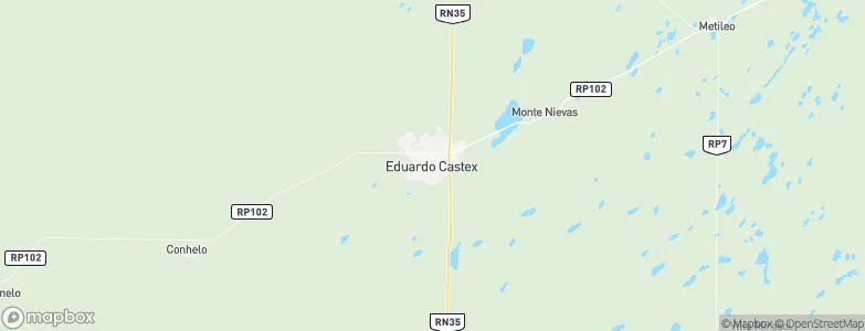 Eduardo Castex, Argentina Map