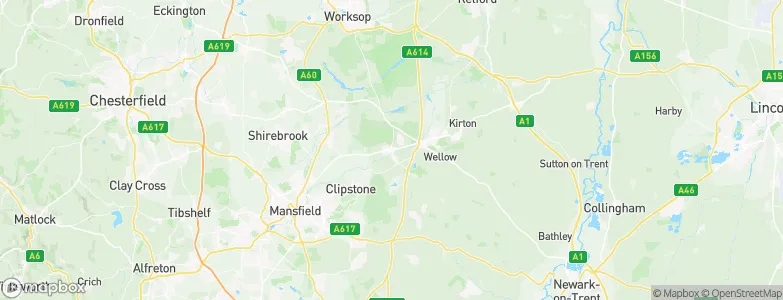 Edwinstowe, United Kingdom Map