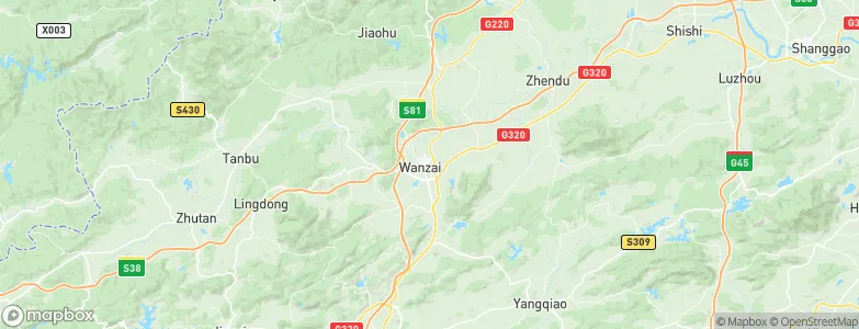 Efeng, China Map