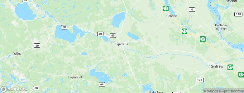 Eganville, Canada Map