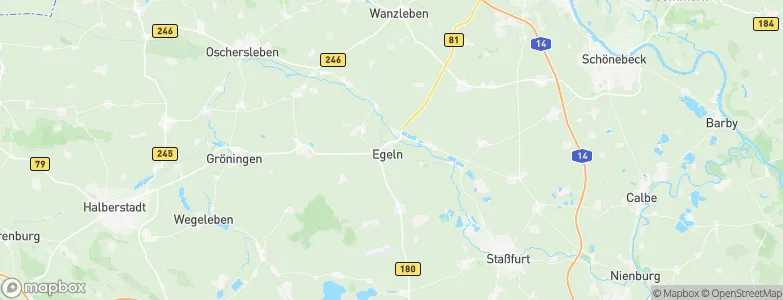 Egeln, Germany Map