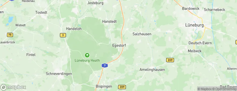 Egestorf, Germany Map
