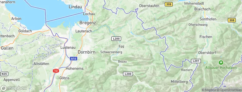 Egg, Austria Map