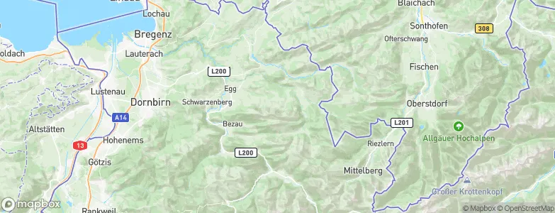 Egg, Austria Map