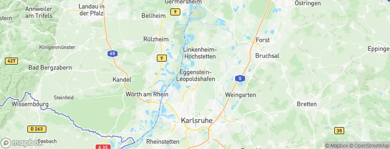 Eggenstein-Leopoldshafen, Germany Map