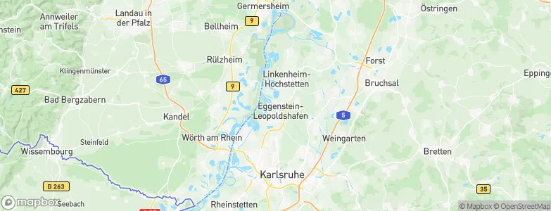 Eggenstein-Leopoldshafen, Germany Map