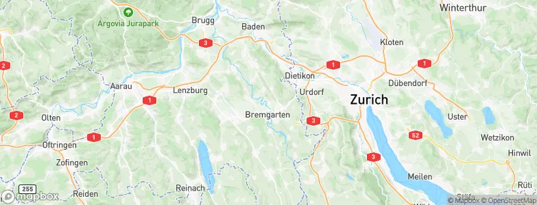 Eggenwil, Switzerland Map