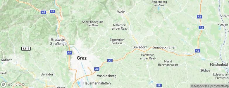 Eggersdorf bei Graz, Austria Map