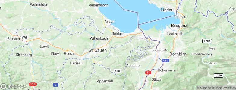 Eggersriet, Switzerland Map