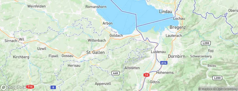 Eggersriet, Switzerland Map