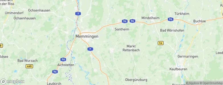 Eggisried, Germany Map