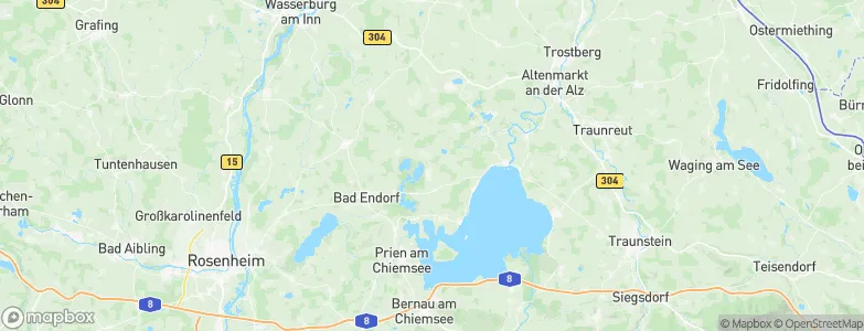 Eggstätt, Germany Map