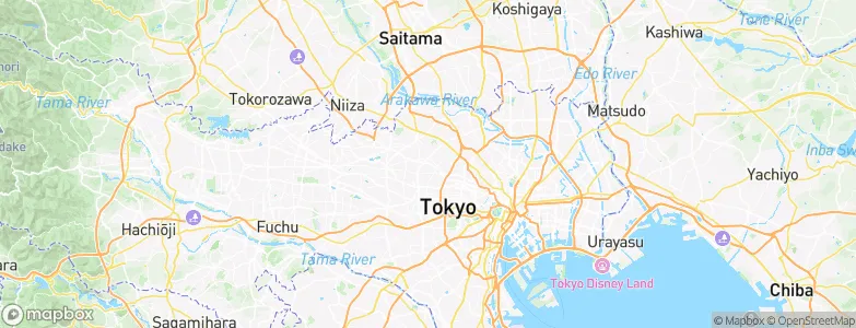 Egota, Japan Map