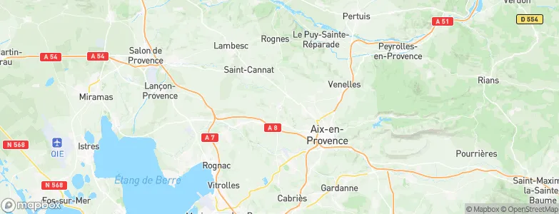 Éguilles, France Map