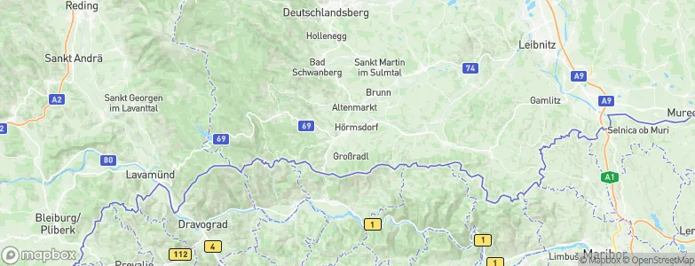 Eibiswald, Austria Map