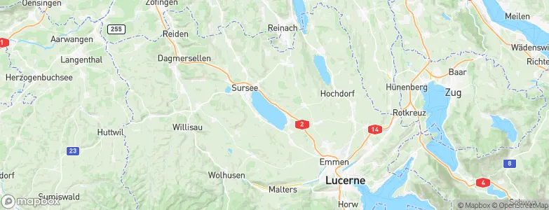 Eich, Switzerland Map