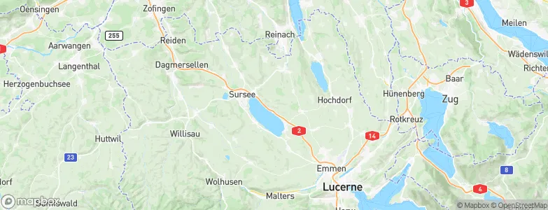 Eich, Switzerland Map