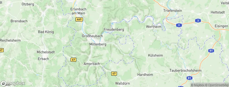 Eichenbühl, Germany Map