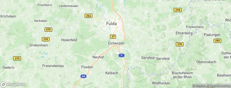 Eichenzell, Germany Map