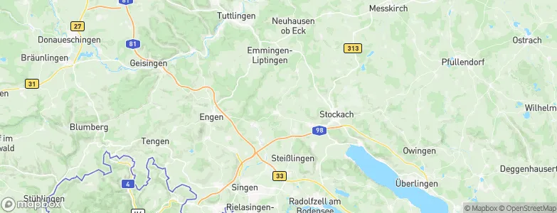 Eigeltingen, Germany Map