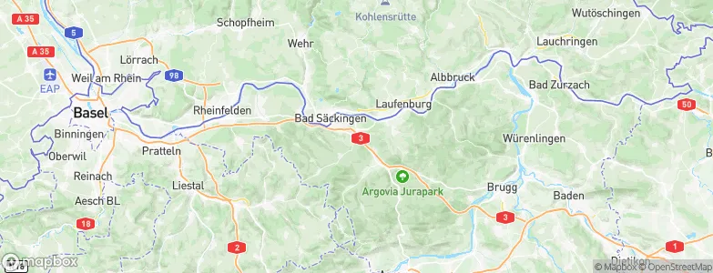 Eiken, Switzerland Map
