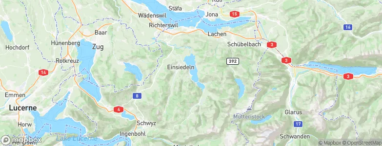 Einsiedeln, Switzerland Map