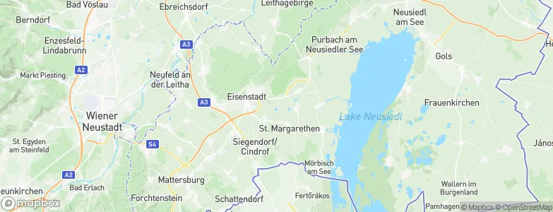 Eisenstadt-Umgebung, Austria Map