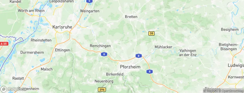 Eisingen, Germany Map