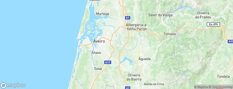 Eixo, Portugal Map