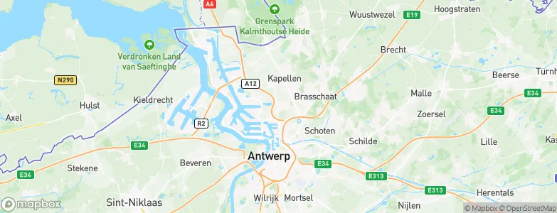 Ekeren, Belgium Map