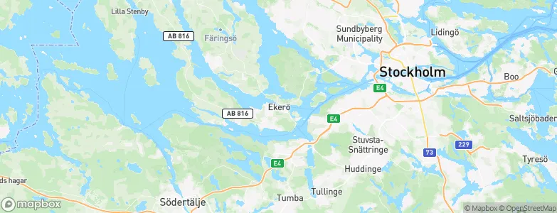 Ekerö, Sweden Map