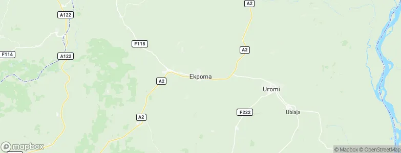 Ekpoma, Nigeria Map