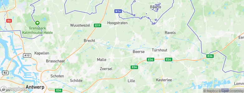 Ekstergoor, Belgium Map