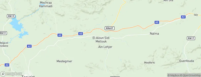 El Aïoun, Morocco Map