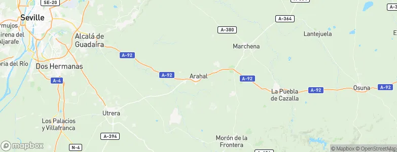 El Arahal, Spain Map