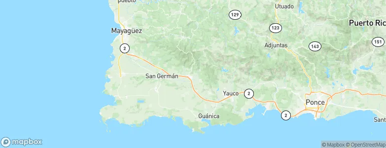 El Arrendado, Puerto Rico Map