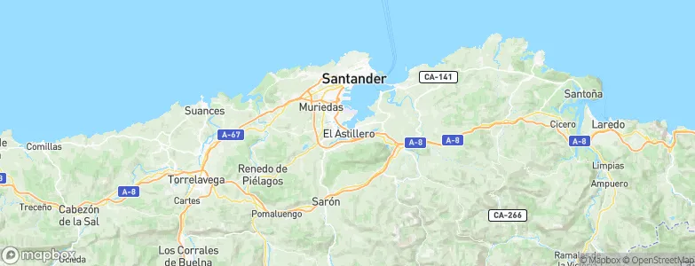 El Astillero, Spain Map