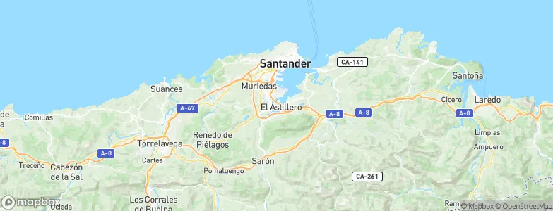 El Astillero, Spain Map