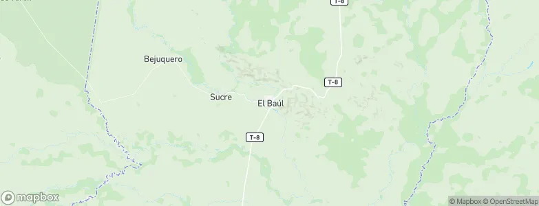 El Baul, Venezuela Map