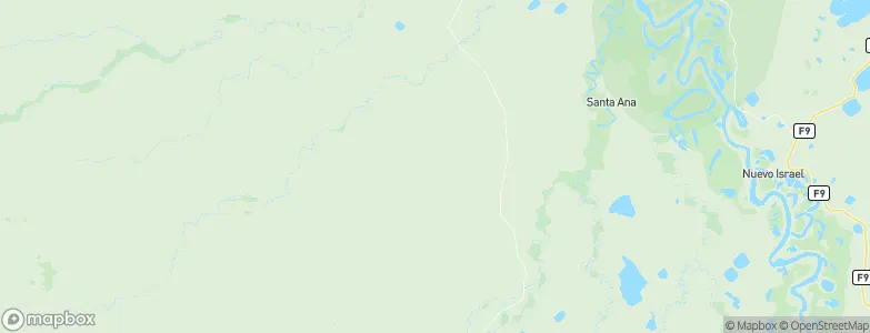 El Beni, Bolivia Map